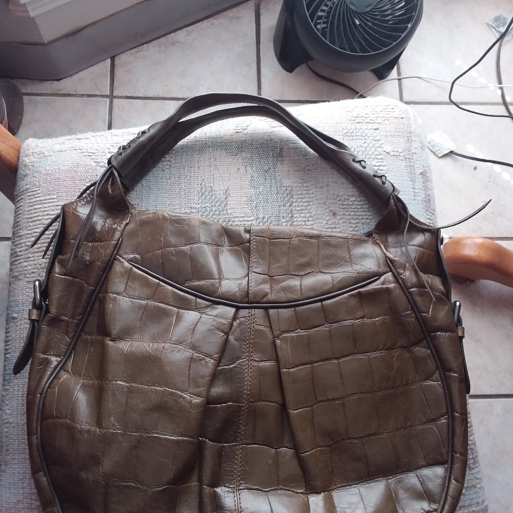 Francesco Biasia Leather Hobo Bag - Picture 6 of 7
